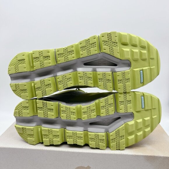 On Cloudtrax Waterproof Hiking Boot Sneaker Running Glacier/ Zest Womens US 8.5 - Picture 9 of 12